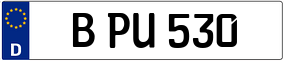 Truck License Plate